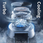 JJT-C67 5-i-1 Qi2.2 25W Iskølende Trådløs Oplader Bluetooth-kompatibel Højttaler Opladningsstation med RGB-lys