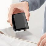 LDNIO PQ25 10000mAh ultratynd powerbank, 22,5W hurtigopladning, to porte USB-C+USB-A PD 20W, bærbar oplader