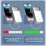 LDNIO PQ30 30000mAh Power Bank with Built-in Type-C + iP (5-14) Cable 22.5W Fast Charging LED Display Charger