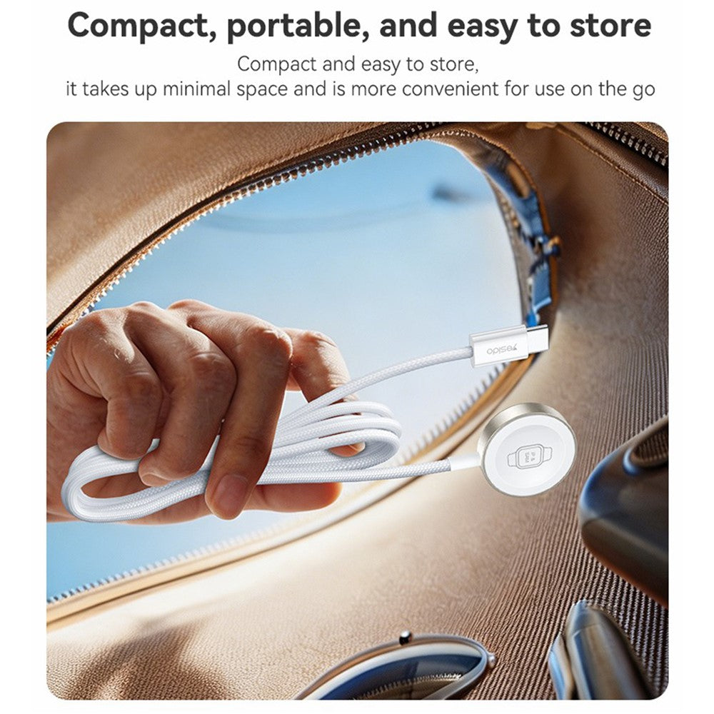 YESIDO DS42 2-i-1 trådløs uroplader 2,5W magnetisk opladningsdock til Samsung Galaxy iWatch