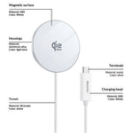 YESIDO DS41 Qi2.2 25W Desktop Wireless Charger 5mm Ultra Thin Magnetic Charging Pad