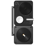 AULUMU M01 4-i-1 Trådløs Opladerstation Sammenklappelig Magnetisk Trådløs Opladerstander til iPhone Apple Watch AirPods iPad