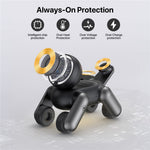 D6 3-in-1 Robot Dog Wireless Charging Station with Touch Night Light 15W Magnetic Charger for iPhone / AirPods / Apple Watch