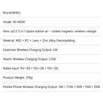 WIWU W041 3-in-1 Qi2.2 Magnetic Wireless Charger 25W Fast Charging Station for iPhone Apple Watch AirPods
