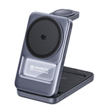 Q29 3-i-1 magnetisk trådløs oplader Qi2.2 25W hurtigopladning foldbar opladestation