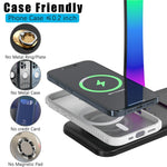 D9 Headphone Stand 15W Wireless Charging RGB Ambient Light Charging Dock for Gaming Desktop