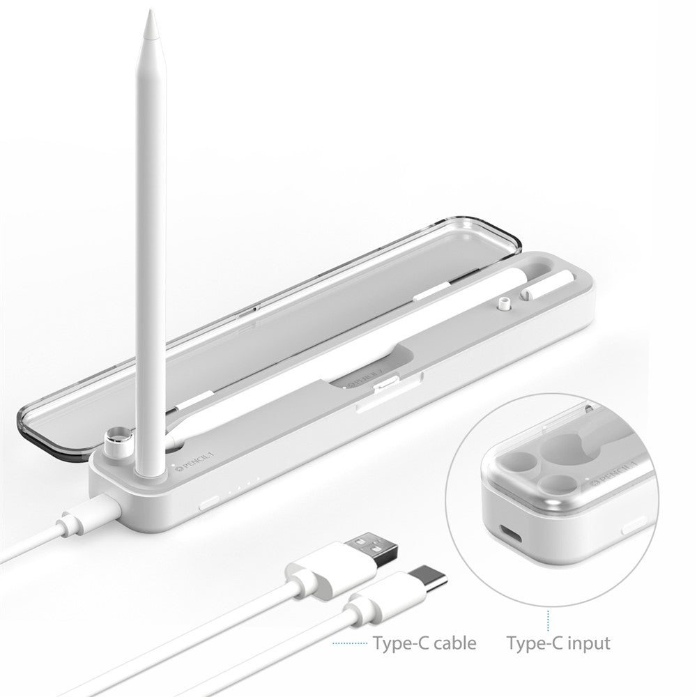 Til Apple Pencil (2. generation) / (1. generation) Oplader 2-i-1 Trådløs / Kablet Opladningsboks Indbygget Batteri