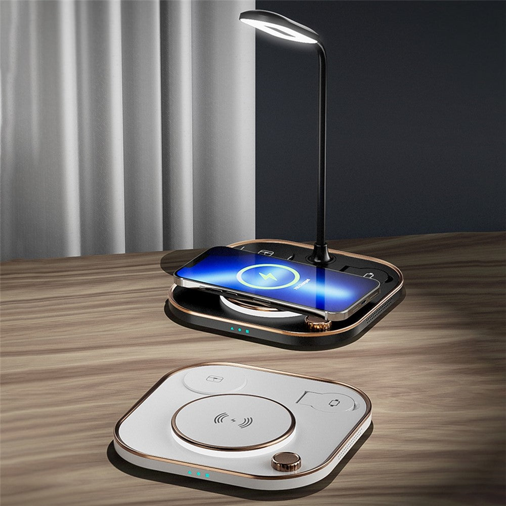 X3 15W Fast Charging 3-in-1 Wireless Charger for Mobile Phones, Watches, Headset Cordless Charging Pad (Basic Version)