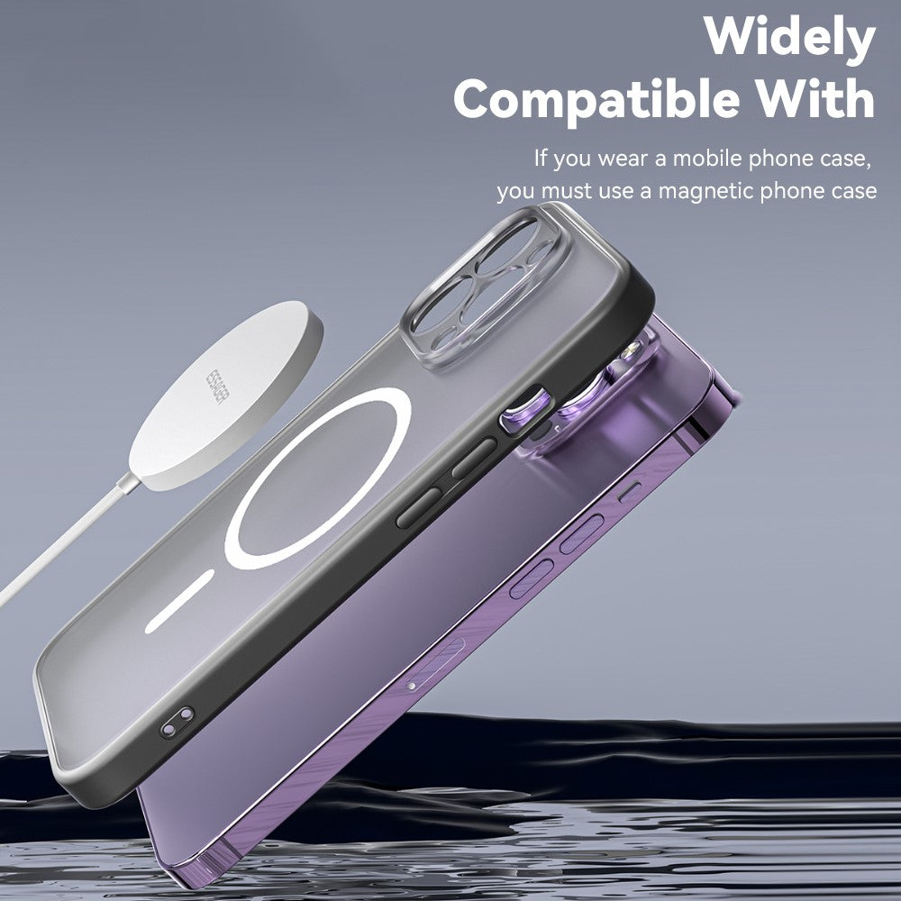 ESSAGER For iPhone 14 / 13 / 12 Series 15W ABS Magnetic Wireless Charger Phone Charging Pad