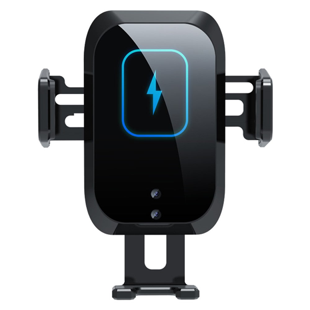 X11 3-akset trådløs biloplader 15W hurtigopladende telefonholder med udluftningsholder, instrumentbrætstativ, QC3.0 cigarettænderoplader