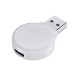 JJT-X53 til Apple Watch Series 1-8 oplader Mini magnetisk trådløs opladningsplade med USB-stik