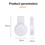 JJT-X53 til Apple Watch Series 1-8 oplader Mini magnetisk trådløs opladningsplade med USB-stik