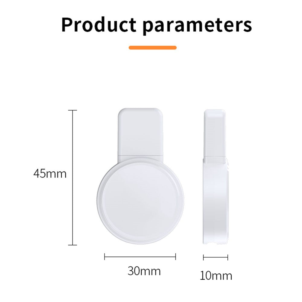 JJT-X53 til Apple Watch Series 1-8 oplader Mini magnetisk trådløs opladningsplade med USB-stik