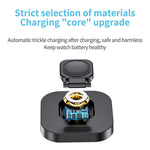 JJT-A56 For Apple Watch Series 1-8 Foldable Smartwatch Charger Mini Magnetic Wireless Charging Pad