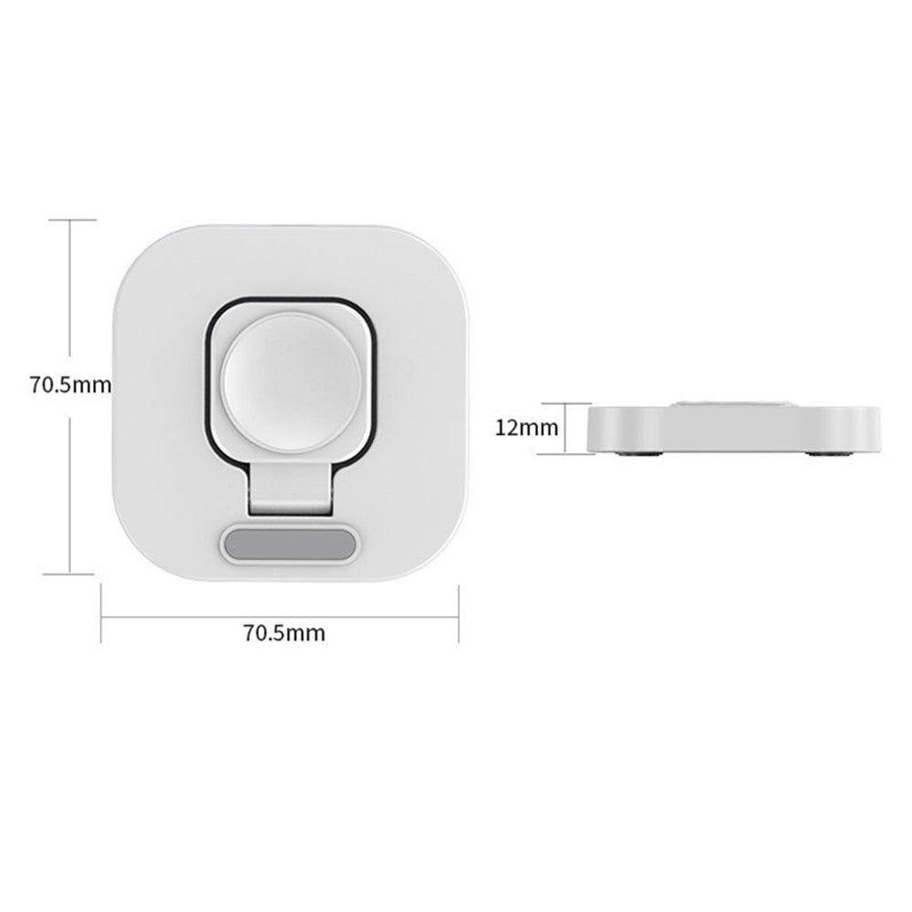 JJT-A56 For Apple Watch Series 1-8 Foldable Smartwatch Charger Mini Magnetic Wireless Charging Pad