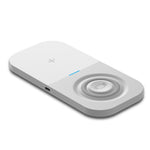 T2A 2-in-1 15W Wireless Charging Station for Apple Watch Series, Mobile Phone Wireless Charger