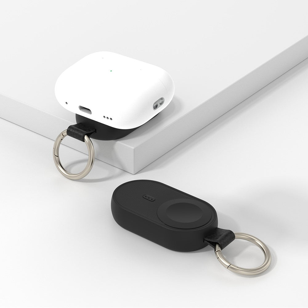 U20 bærbar 1200mAh-powerbank til Apple Watch serie 1-9, magnetisk trådløs oplader