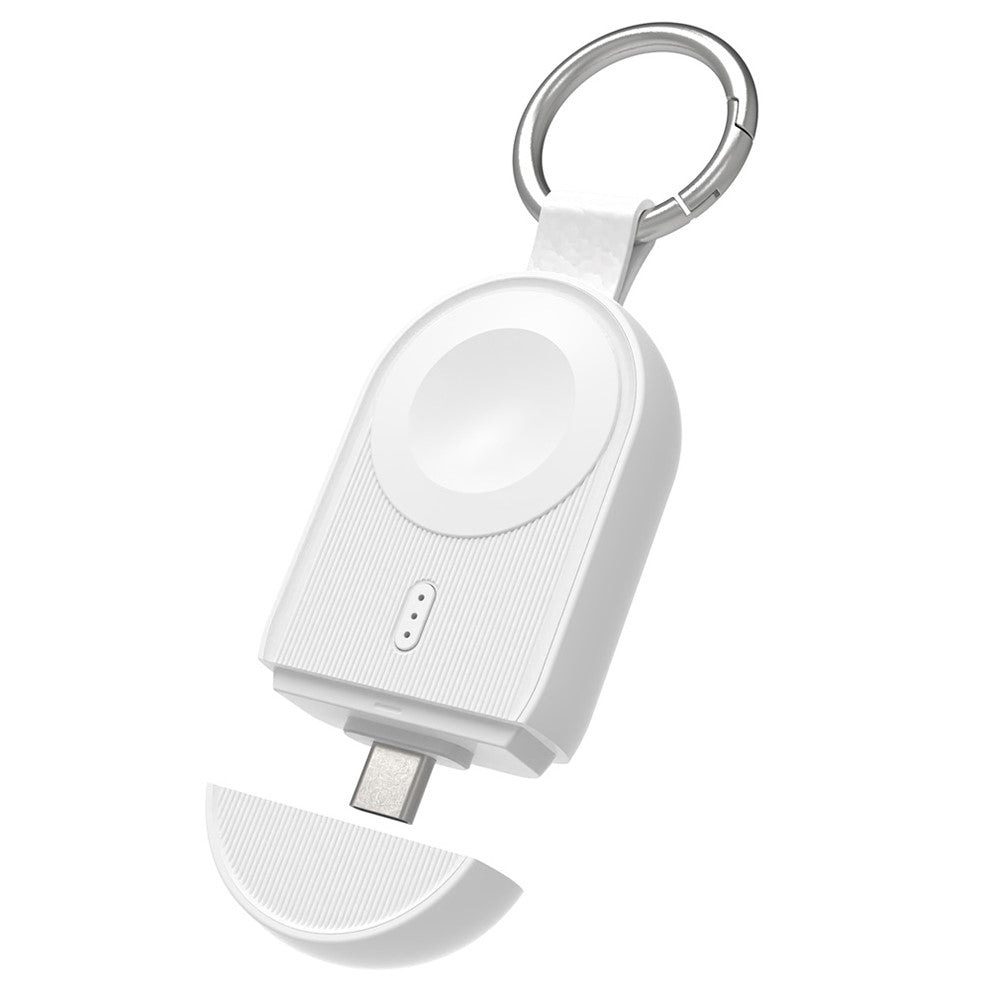 U20 bærbar 1200mAh-powerbank til Apple Watch serie 1-9, magnetisk trådløs oplader