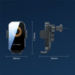 X12 Car Air Vent Touch Sensing Wireless Phone Charger Mount Cell Phone Bracket