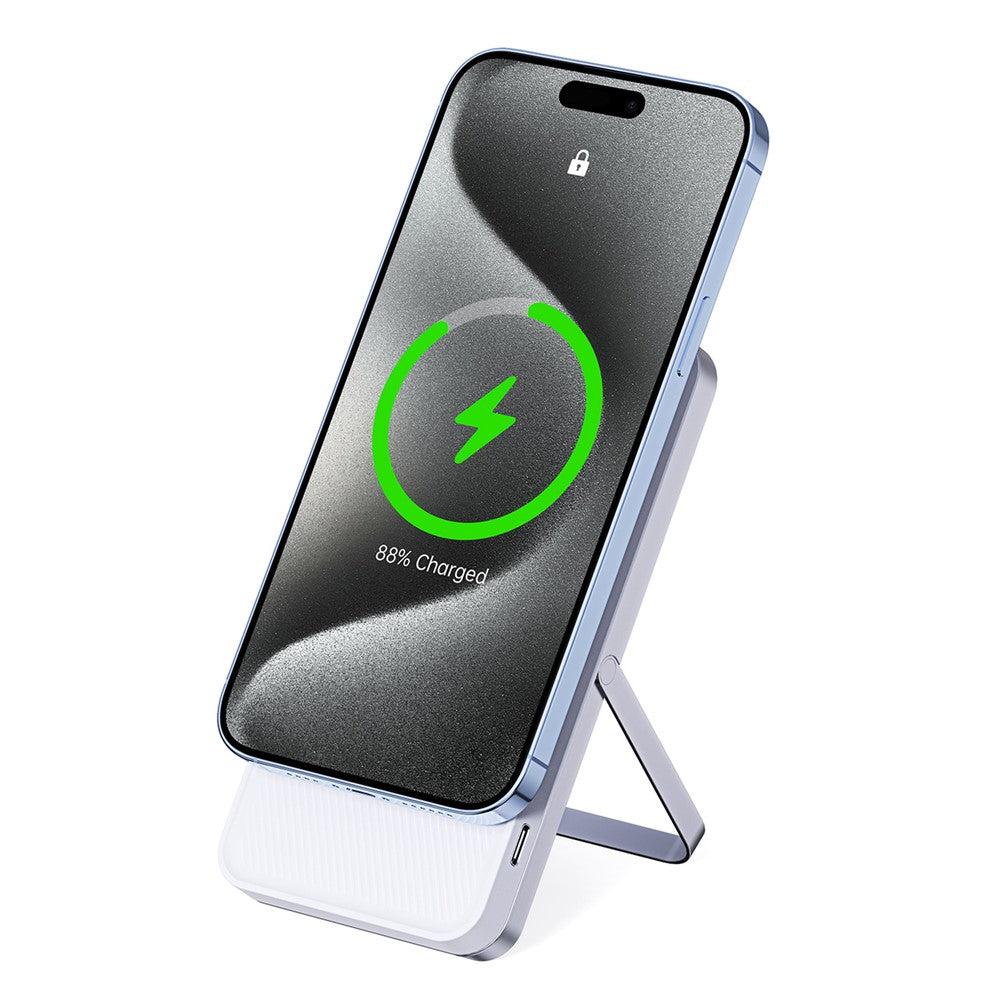 DUZZONA W19 15W trådløs oplader til iPhone 16-serien / Apple Watch 10 / AirPods 4, 3-i-1-glidende opladningsstation
