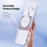 DUZZONA W19 15W trådløs oplader til iPhone 16-serien / Apple Watch 10 / AirPods 4, 3-i-1-glidende opladningsstation