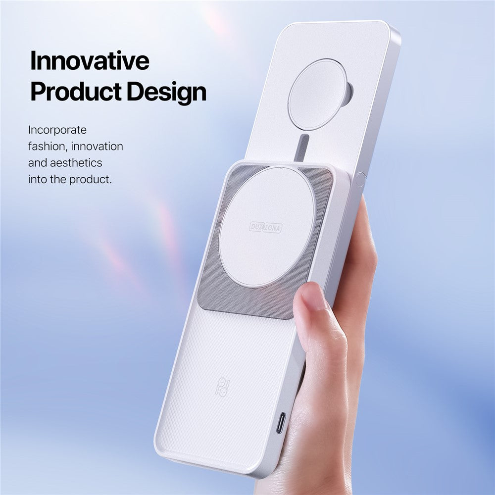 DUZZONA W19 15W trådlös laddare för iPhone 16-serien / Apple Watch 10 / AirPods 4 3-i-1 glidande laddningsstation
