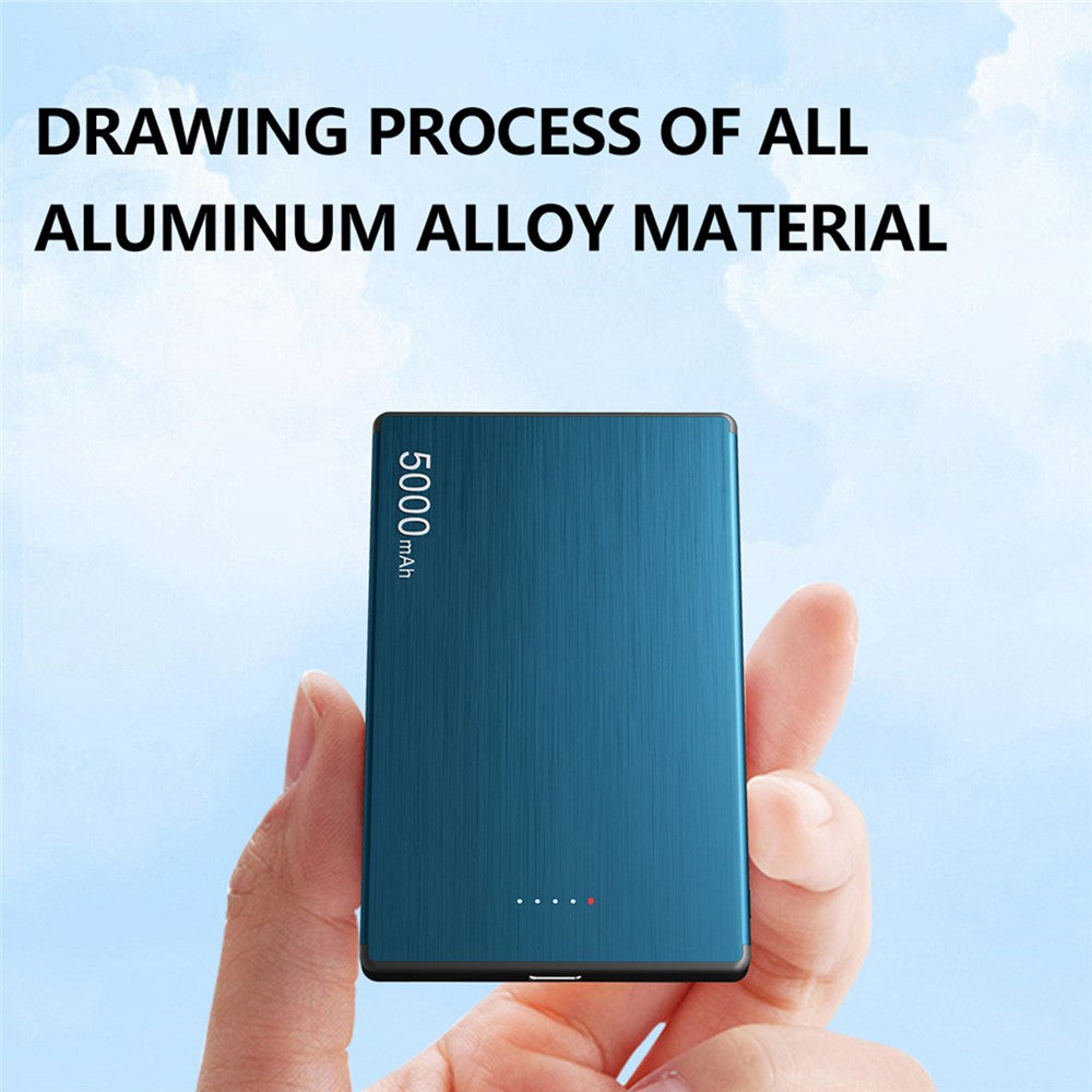 FLOVEME Magnetisk Powerbank 5000mAh PD 20W Trådløs Ultratynd Batteripakke