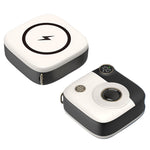 E49 10000mAh Power Bank Camera-Shaped Magnetic Wireless Charger Phone External Battery Pack