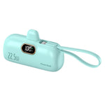HY-DX628 Mini Portable Charger 10000mAh Power Bank 22.5W Battery Pack with Type-C Plug and 8-Pin Cable