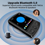 MP3-07 Bærbar Bluetooth-kompatibel MP3 Musikafspiller FM-radio 1,77-tommer skærm Video MP4-afspiller