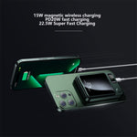 W-146 22.5W 5000mAh Power Bank Magnetic Wireless Charger Phone External Battery Pack