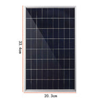 10W 12V Solpanel Batterioplader med 10A Controller til Køretøj, Portåbner, Elektrisk Hegn