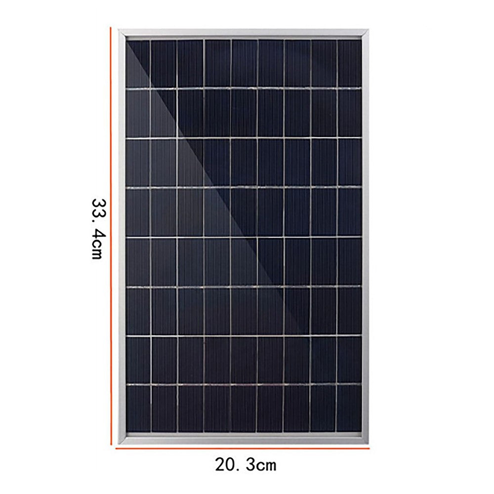 10W 12V Solpanel Batterioplader med 10A Controller til Køretøj, Portåbner, Elektrisk Hegn