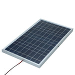 10W 12V Solpanel Batterioplader med 10A Controller til Køretøj, Portåbner, Elektrisk Hegn