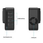 MEIND M8300 24V to 220V High Power 200W Car Inverter with Dual EU Power Socket + 4 USB Ports
