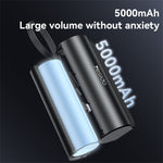 YESIDO YP68 5000mAh 5000mAh iP Plug Mini Power Bank with Built-In Type-C Cable and Hidden Bracket