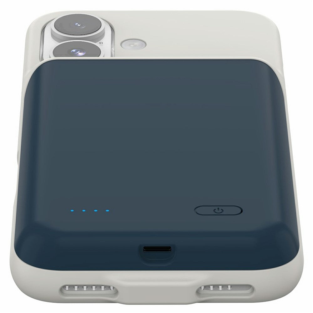 Til iPhone 16 Plus Opladningscover 7000mAh Powerbank Telefon Reservebatteri