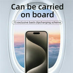 Til iPhone 16 Plus Opladningscover 7000mAh Powerbank Telefon Reservebatteri