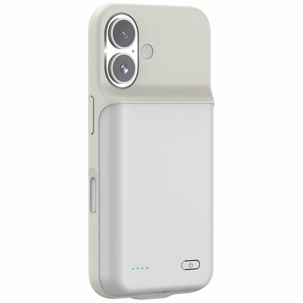 Til iPhone 16 Plus Opladningscover 7000mAh Powerbank Telefon Reservebatteri