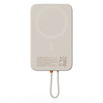 ROCK P28 10000mAh Magnetic Power Bank with Cable, Portable Phone Charger