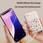 ROCK P28 10000mAh Magnetic Power Bank with Cable, Portable Phone Charger