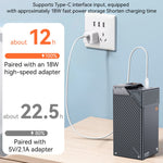 YESIDO YP63 50000mAh Power Bank 3 Type-C 3 USB-A Output Porte Digitalt Display Telefonoplader