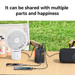 YESIDO YP63 50000mAh Power Bank 3 Type-C 3 USB-A Output Porte Digitalt Display Telefonoplader