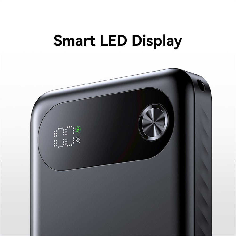 USAMS CD249 PD 20W Power Bank 10000mAh Fast Charging Battery Pack with Digital Display