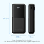 VENTION FHP Series 20000mAh Power Bank Built In Type C  /  iP Cable 22.5W Fast Charging Battery Pack