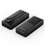 VENTION FHP Series 20000mAh Power Bank Built In Type C  /  iP Cable 22.5W Fast Charging Battery Pack