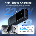 VENTION FHP Series 20000mAh Power Bank Built In Type C  /  iP Cable 22.5W Fast Charging Battery Pack