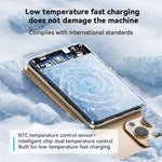 KUULAA KL-YD75 15W Magnetisk Trådløs Opladning 10000mAh Powerbank Telefonoplader