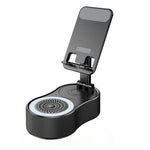 WYS-2303BT Bærbar Bluetooth-kompatibel Højttaler, Telefonholder og Powerbank med Stemningslys