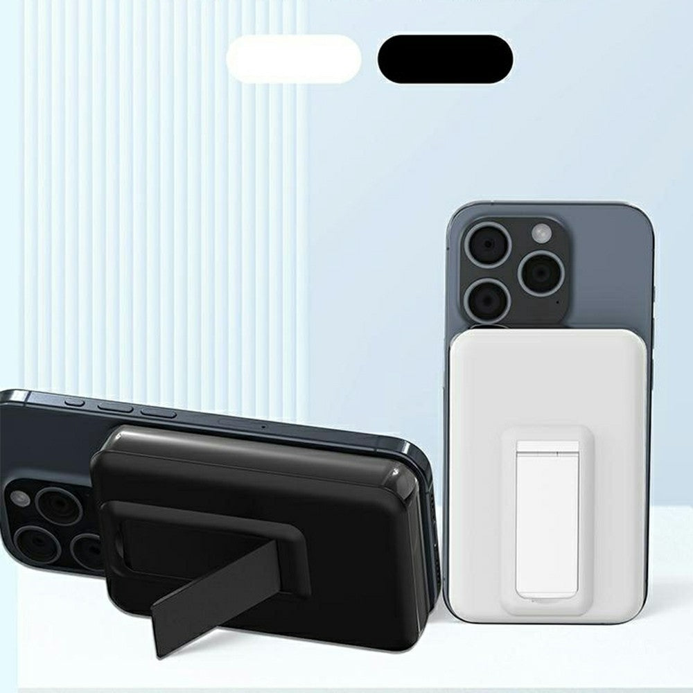 M02A 10000mAh PD 35W Snabbladdande Bärbar Powerbank 15W Qi2 Magnetisk Trådlös Laddare med Stativ